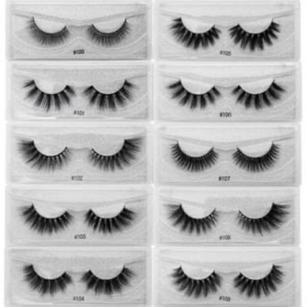 10 pairs 3D false eyelashes
